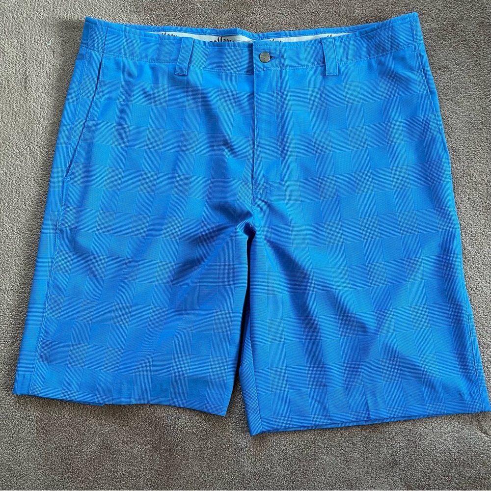 Callaway Men’s Monochromatic Plaid Golf Shorts Size 38